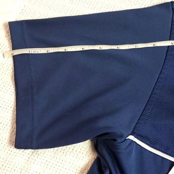 Slazenger Golf Polo Short Sleeve 3 Buttoned Sz L Shirt - Picture 5 of 7